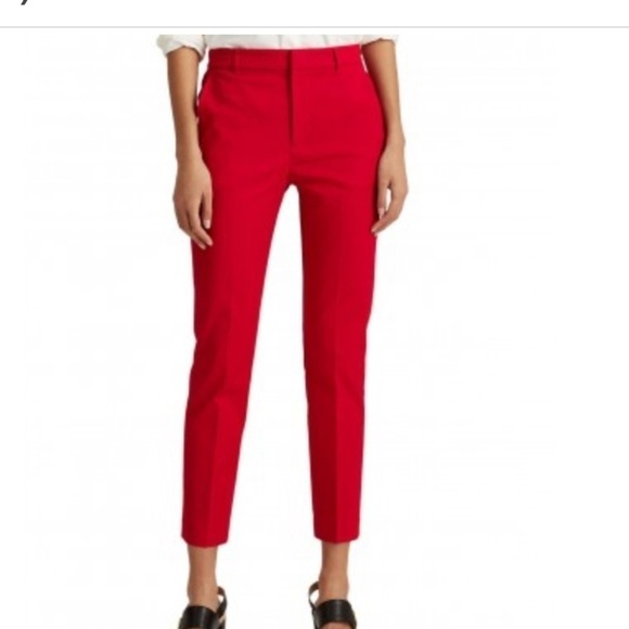 Ralph Lauren Gold red pants size size 10 - Picture 1 of 12